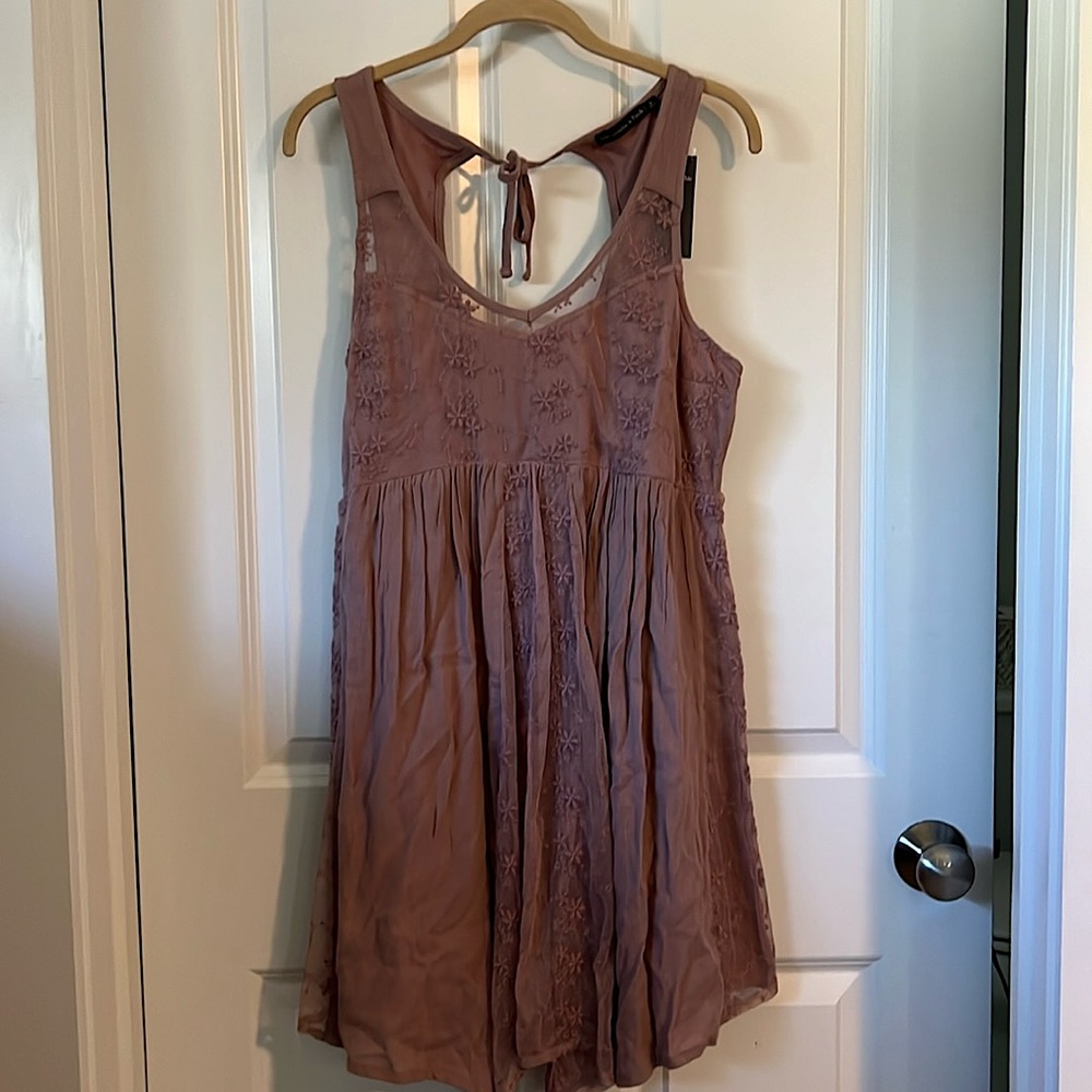 Abercrombie NWT mauve / dusty rose colored dress size small